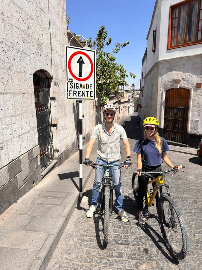 AREQUIPA BIKING CITY TOUR - Yanahuara for the classic Arequipa view