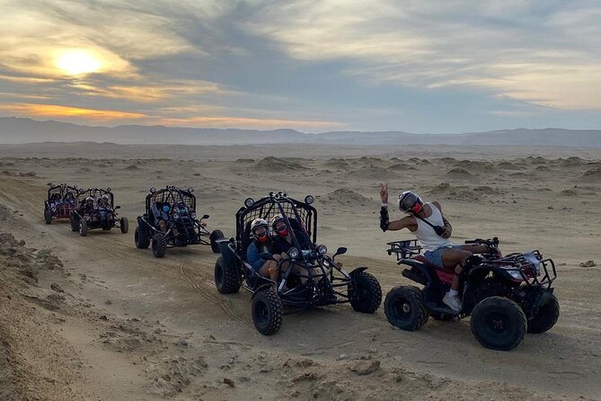 Buggy ride in Paracas National Reserve - Driving from Paracas into the reserve