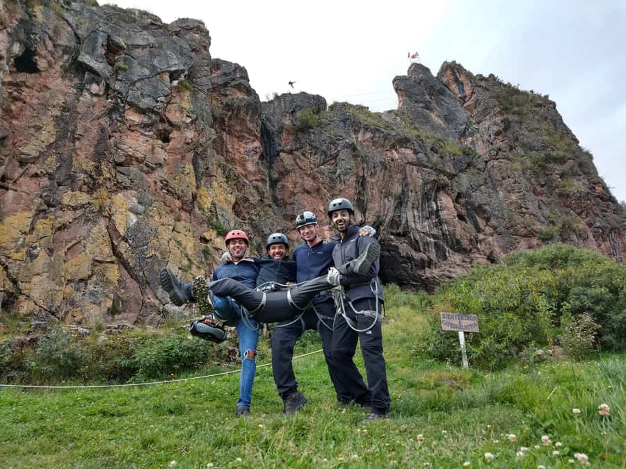 Cusco: Extreme Sky Bike and Rappelling Adventure - From Plaza Regocijo to Cachimayo