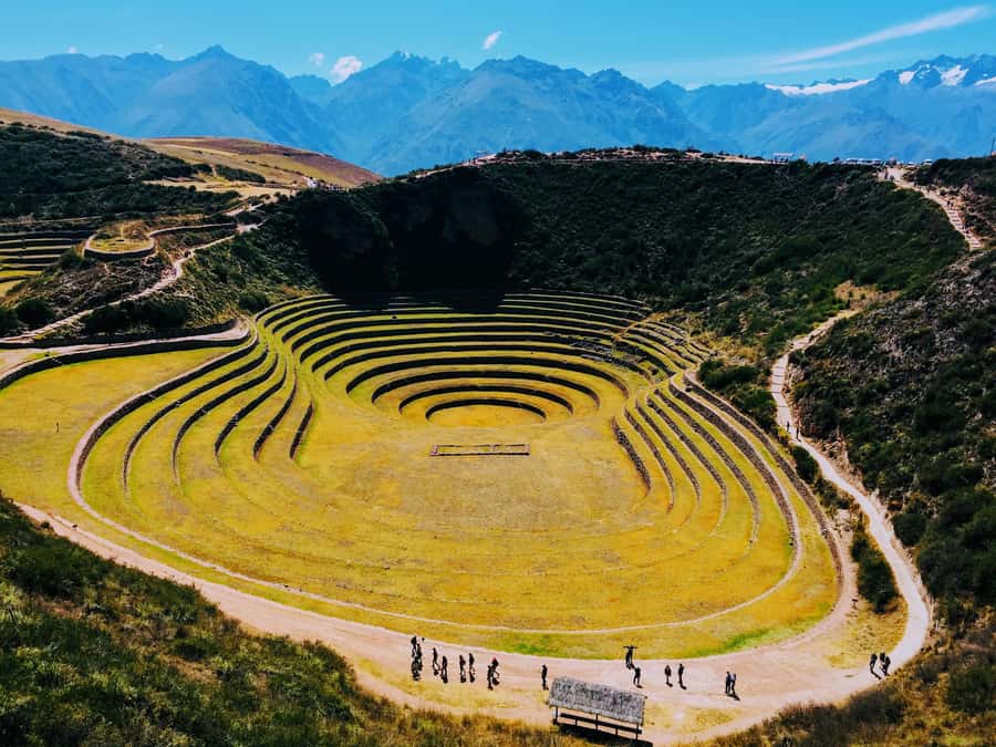 Cusco: Maras Salt Mines & Inca Moray Half Day Trip - Moray’s giant terraces look like an Inca coliseum