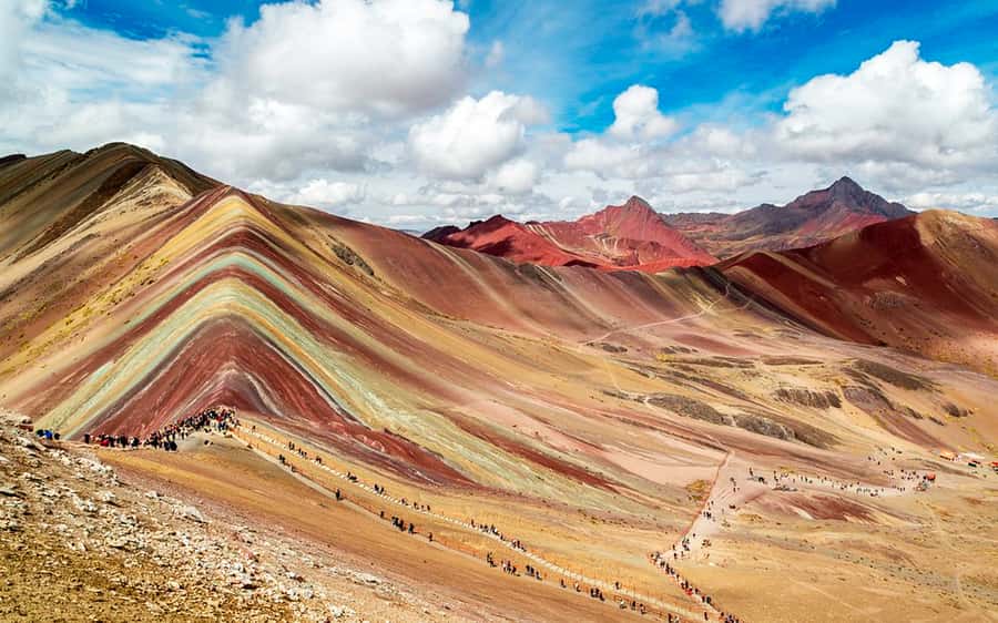 Cusco: Mountain of 7 colors Vinicunca and the Red Valley (optional) - The 3.5 km ascent from Phulawasipata
