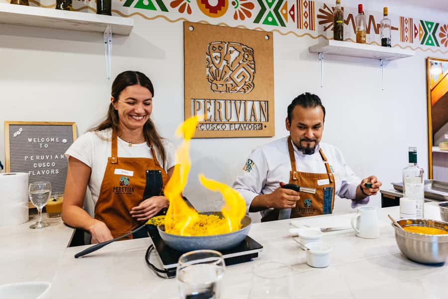Cusco: Peruvian Cooking Class, Cocktails & Local Market Tour - Walking from the market to the cooking studio