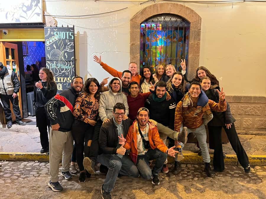 Cusco: Pub Crawl with Skip-the-Line Access and Drinks - Walking between venues in a hilly city