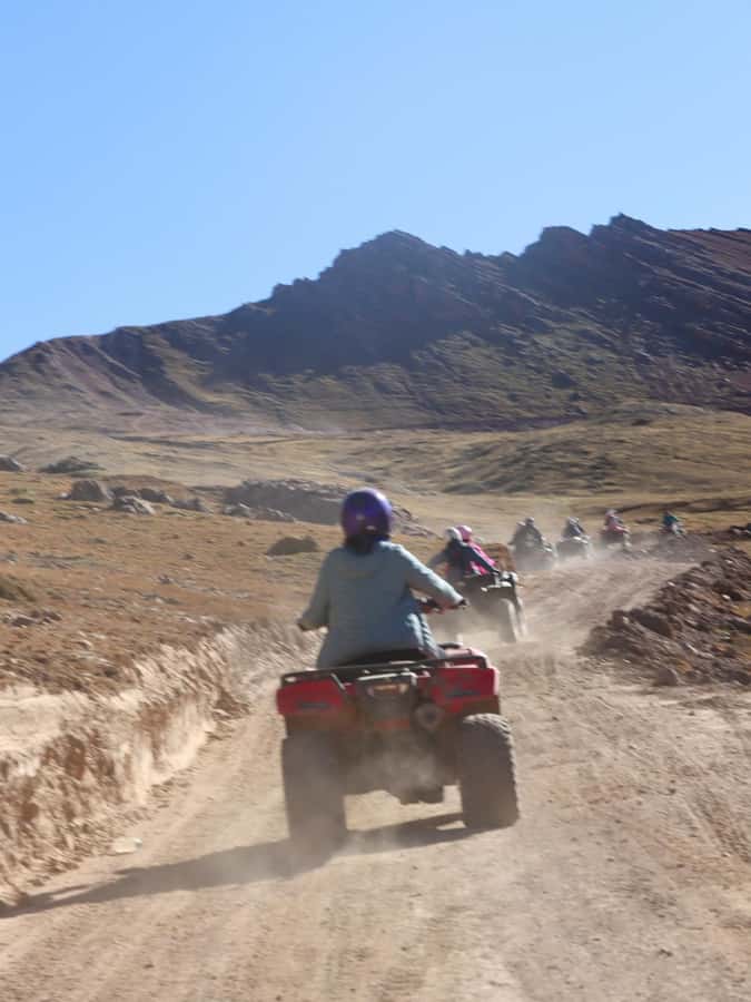 Cusco: Rainbow Mountain ATV Tour with Breakfast & Lunch - Return ride and the Cusipata buffet lunch
