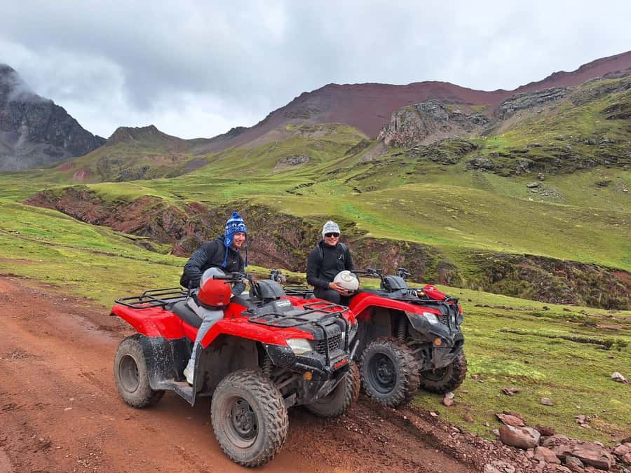 Cusco: Rainbow Mountain In Quad Bikes /walk 5 minutes/+meals - The ride back to the ATV base