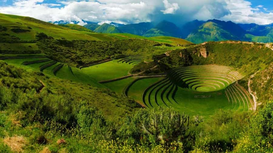 Cusco: Sacred Valley + Maras and Moray - Chinchero begins with textiles and layered history