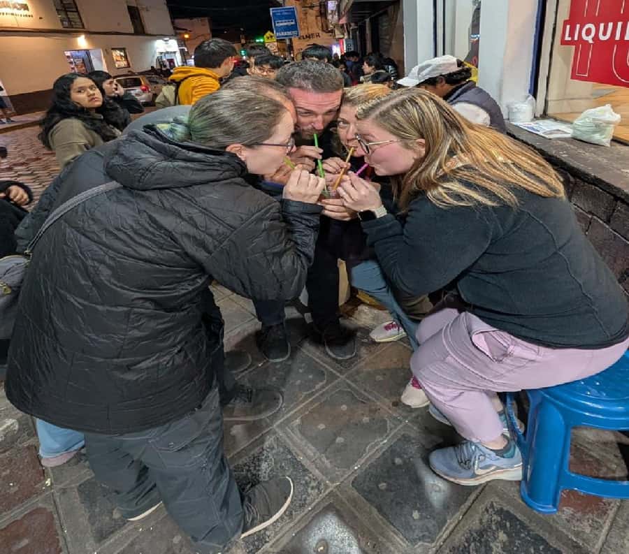 Cusco street food tour - Picarones, arroz con leche, and mazamorra morada