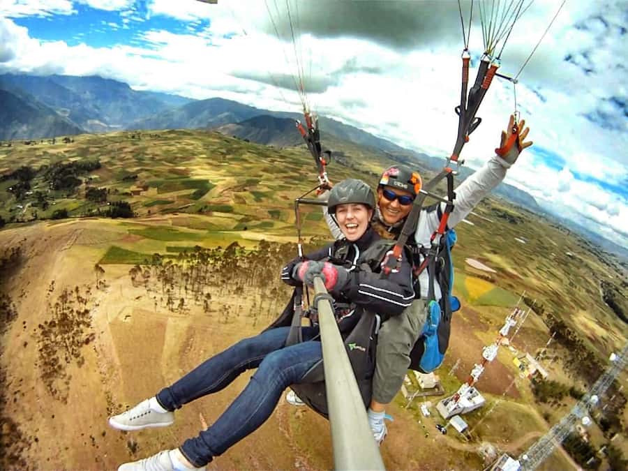Cusco: Tandem Paragliding in The Sacred Valley of The Incas - What happens at the launch site