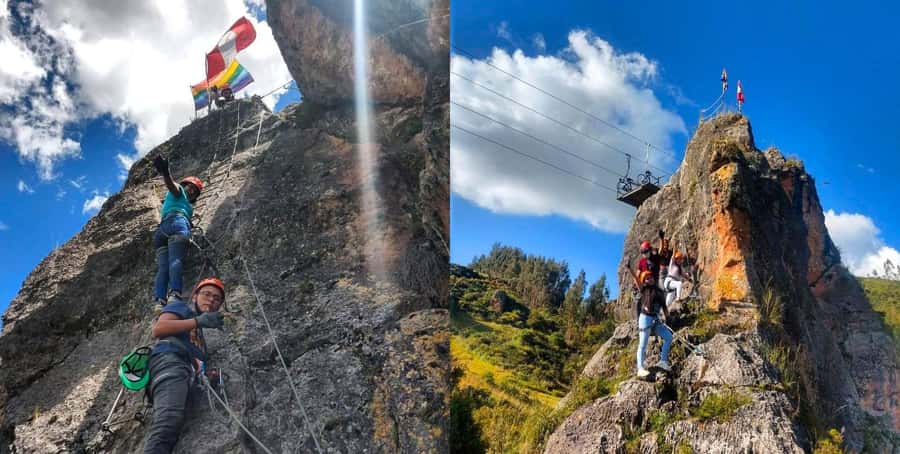 Cusco: Via Ferrata, Skybike, and Rappel Adventure - Climbing the 45-Meter Via Ferrata