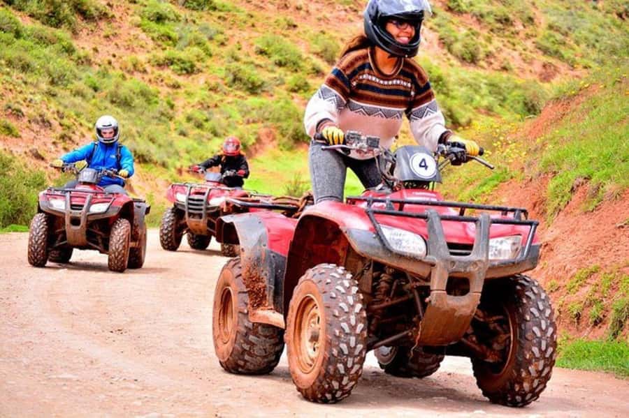 Cusco: Zipline + ATV's | Salt Mines of Maras and Moray | - Individual ATVs toward Maras and Moray