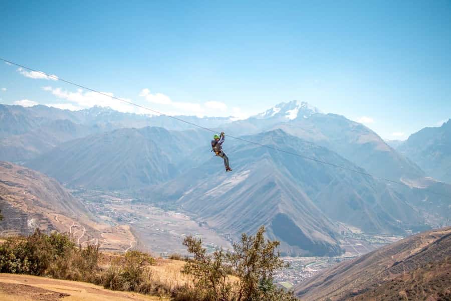 Cusco: Zipline in the Sacred Valley - Cable one, an easy introduction