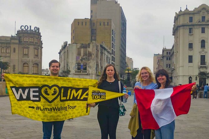Essential Lima: Half-Day Tour with Catacombs & Pick-Up - Plaza de Armas, the center of old Lima
