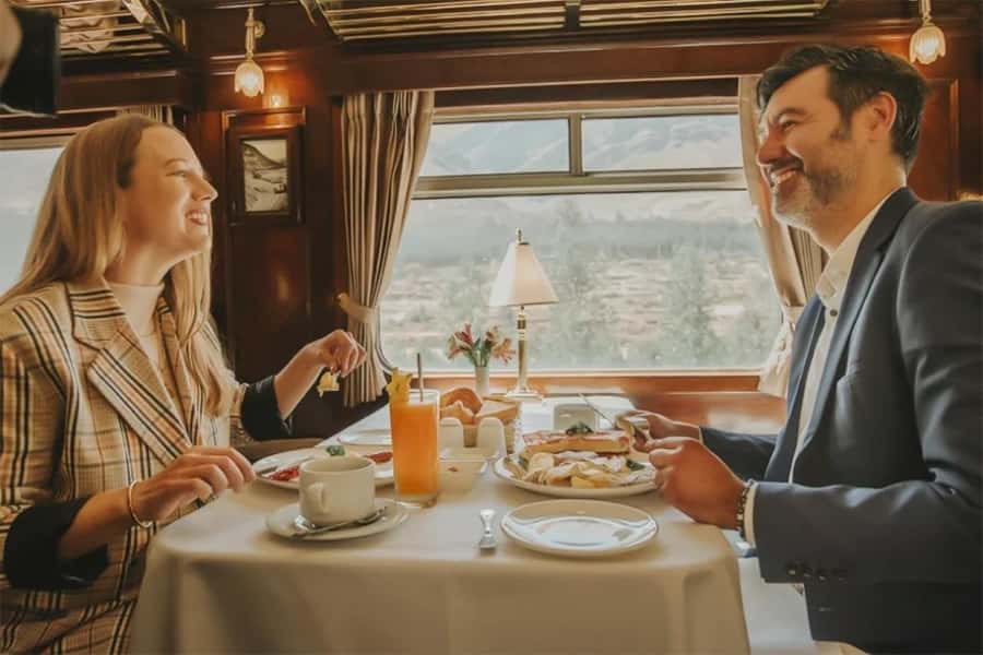 Excursion Cusco - Puno - Titicaca Observatory Train - Lunch, snacks, and afternoon tea on board