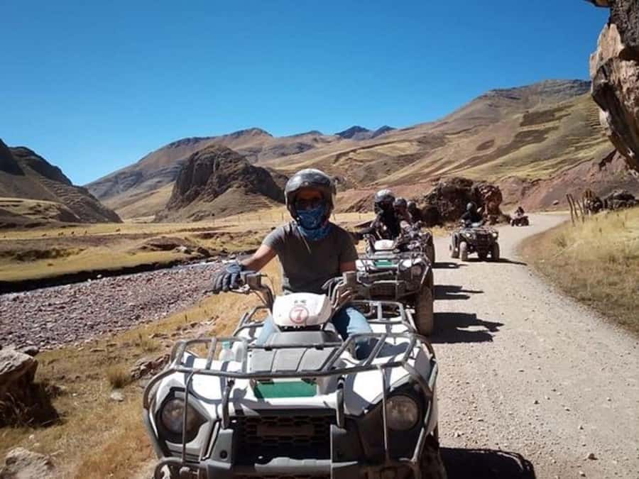 Excursion to Rainbow Mountain in ATV. - Leaving Cusco at 4:30 a.m.