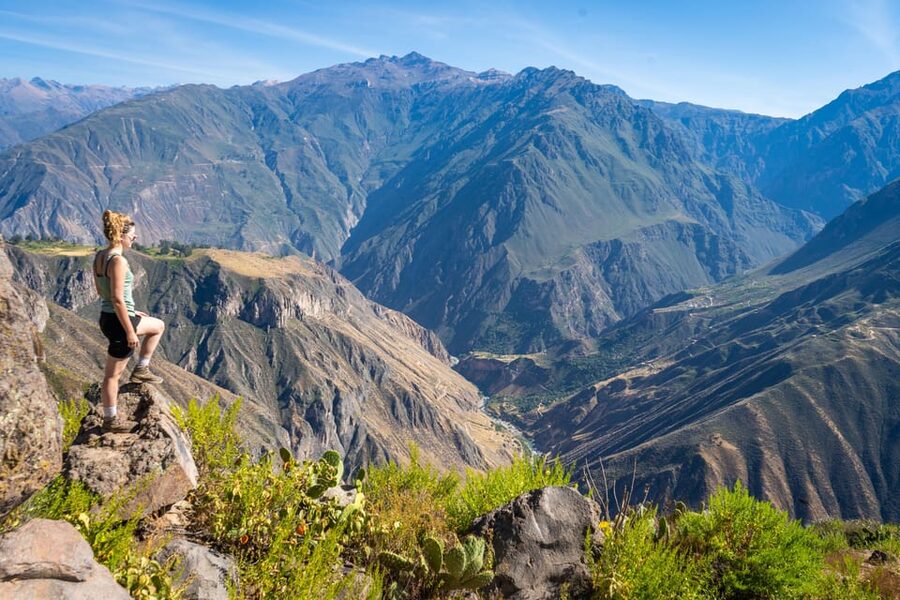 From Arequipa: 2-Day Colca Canyon Trekking Tour - The return route through villages and hot springs