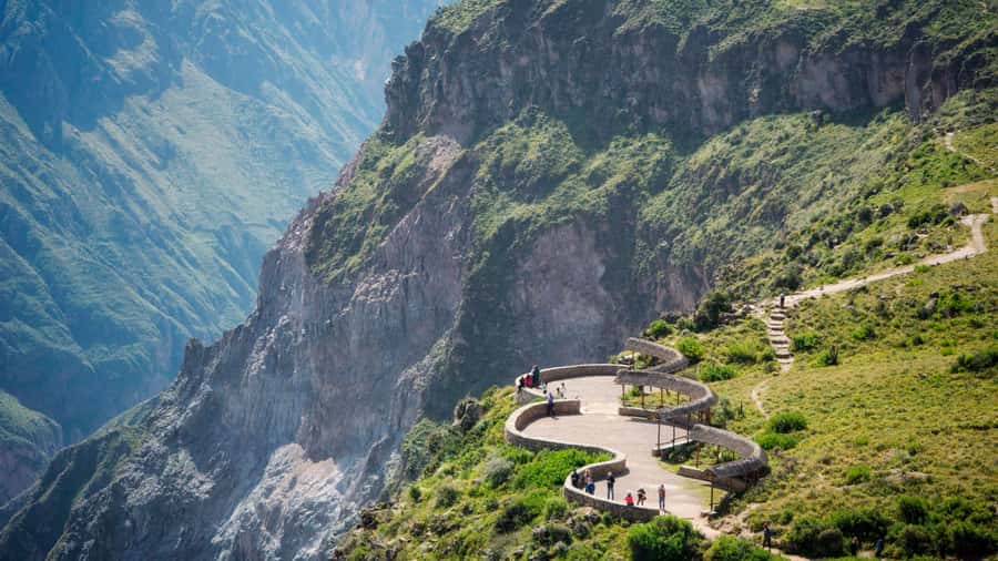 From Arequipa: Full Day Colca Canyon Tour - Chivay, the high point of the canyon route