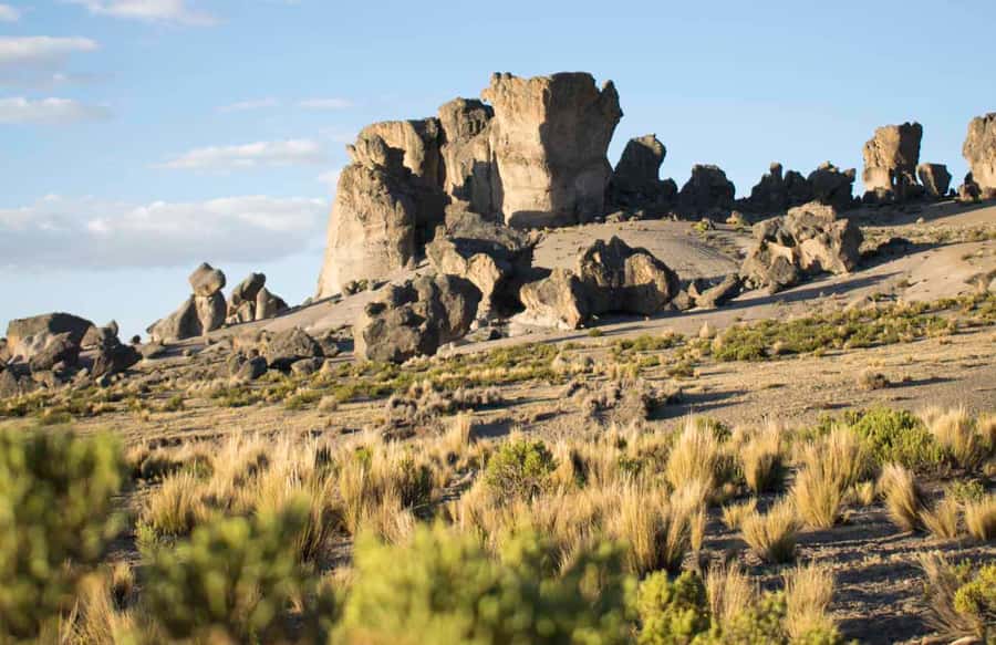 From Arequipa: Pillones Waterfall and Stone Forest Day Trip - Pampa de Arrieros and its old railway station