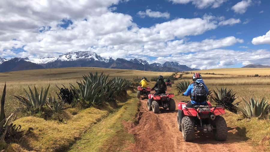 from Cusco: Atv Tour Maras, Moray, and Salt Mines - Learning the ATV before the open route