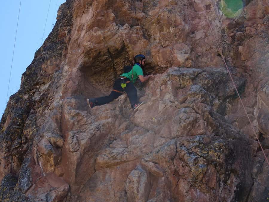 From Cusco: Balcony of the Devil Rock Climbing - Limestone rock and Andes views
