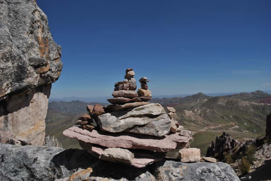 From Cusco: Full day Palcoyo Rainbow Mountain Tour - Reaching the first Palccoyo viewpoint