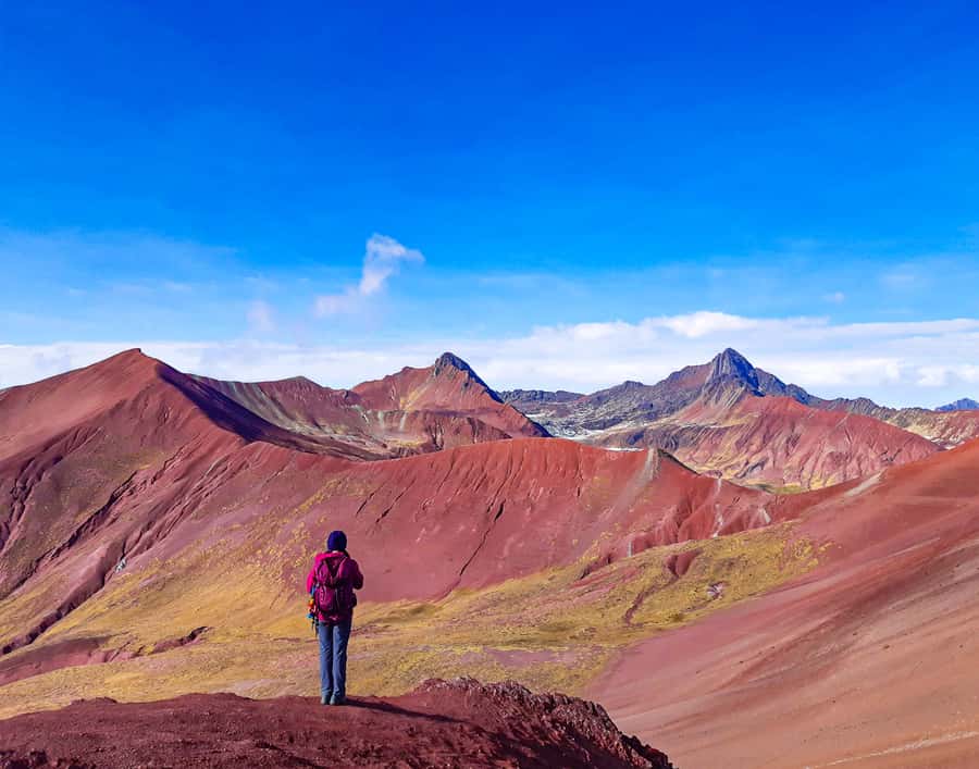 From Cusco: Full Day Rainbow Mountain + Red Valley | PRIVATE - Descending, lunch, and the long ride home