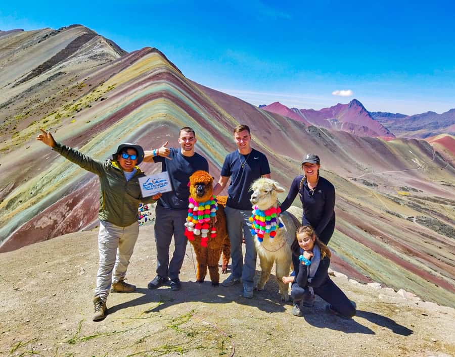 From Cusco: Full Day Rainbow Mountain + Red Valley | PRIVATE - The 1.5-hour climb to Rainbow Mountain