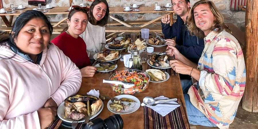 From Cusco: Humantay Lake with Breakfast and Lunch Buffet - A local buffet lunch in Mollepata