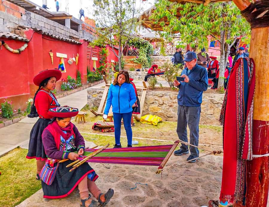 From Cusco: Moray, Maras Salt Mines & Chinchero Weavers Tour - How the guides shape the day
