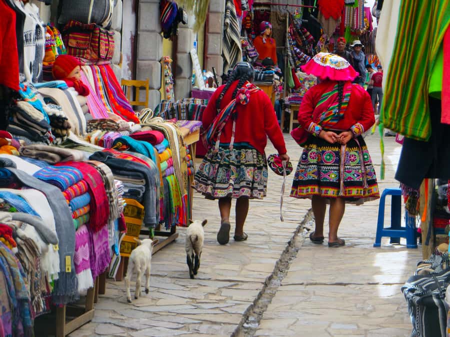 From Cusco: Private Pisac Ruins and Alpaca Farm Day Trip - A short stop in Pisac town and its market