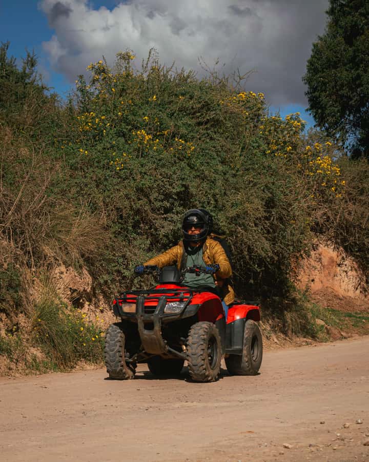 From Cusco: Quad bike tour Moray and Salt Mines - Pickup from Cusco and the ride to the ATV base