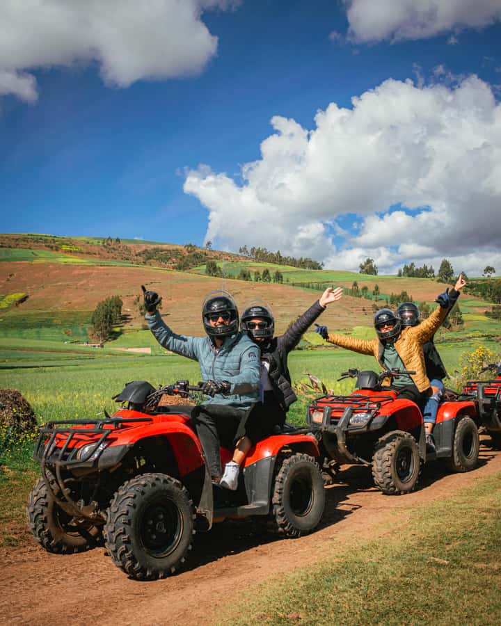From Cusco: Quad bike tour Moray and Salt Mines - The ride to Moray through the Sacred Valley