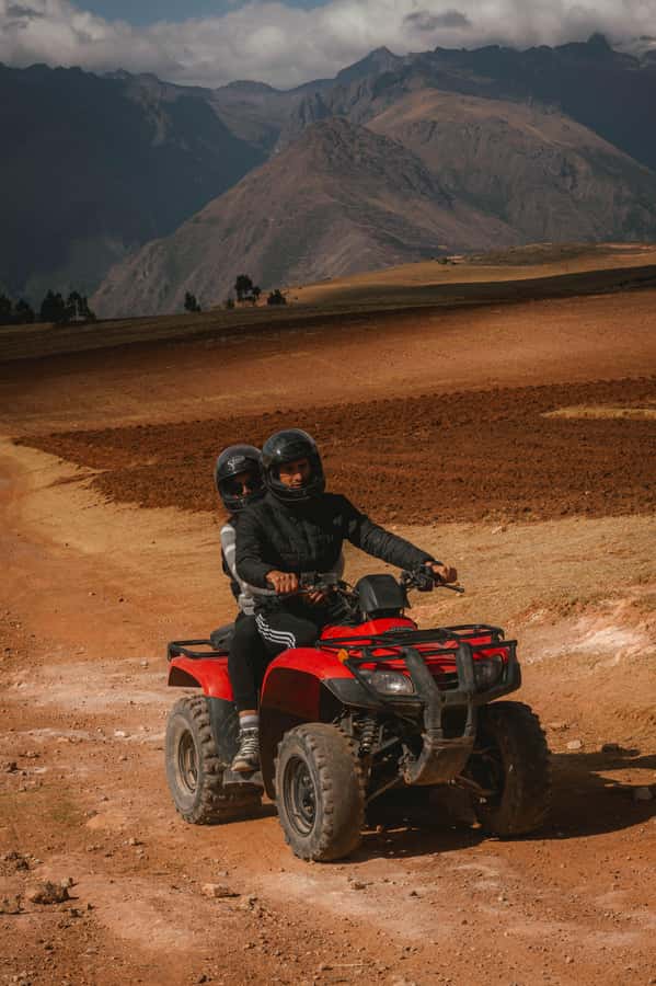 From Cusco: Quad bike tour Moray and Salt Mines - Learning to ride the Honda TRX 250