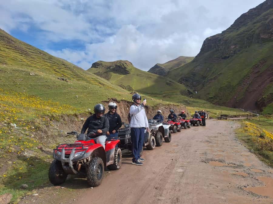 From cusco: Rainbow Mountain ATV Tour with meals - The ride from Cusco to Cusipata