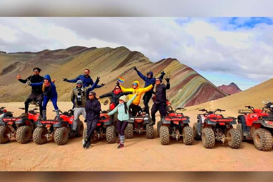 From Cusco: Rainbow Mountain in ATV Quad Bikes + meals - What the $77 price really covers