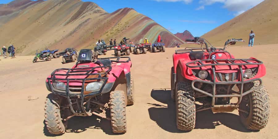 From Cusco: Rainbow Mountain in ATV Quad Bikes + meals - Timing, pickup, and the 8:30 exception