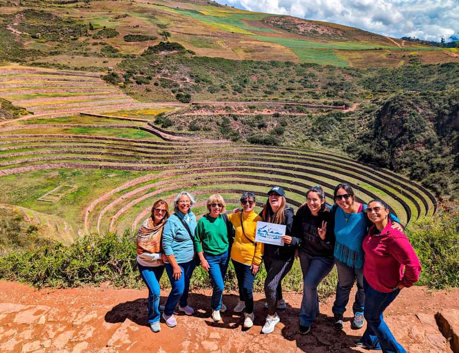 From Cusco: Sacred Valley & Moray, Salt Mines with Lunch - Pisac market, crafts, and the final ruins