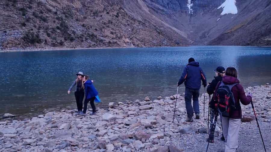 From Cusco: Salkantay trek 5 days/4 nights meals included - Day one: Humantay Lake and the first camp
