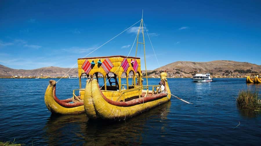 From Cusco: Uros Excursion to Uros Island - Taquile + Lunch. - Uros and the totora reed islands