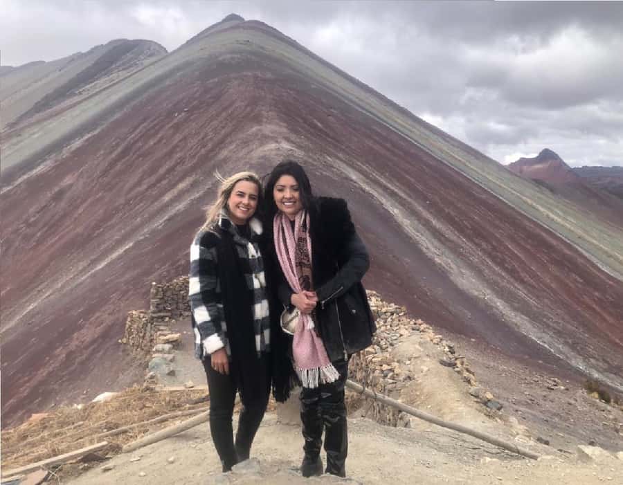 From Cusco: Vinicunca Rainbow Mountain Day Trip - Reaching the striped summit