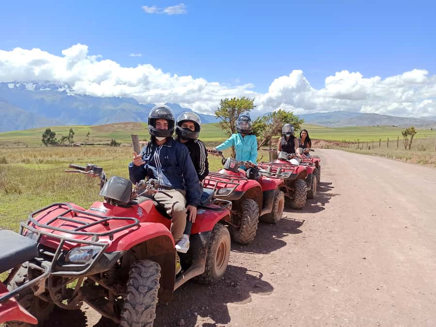 From Cuzco: Salt Mines and Moray Ruins ATV Adventure - The Maras salt mines and their rectangular pools