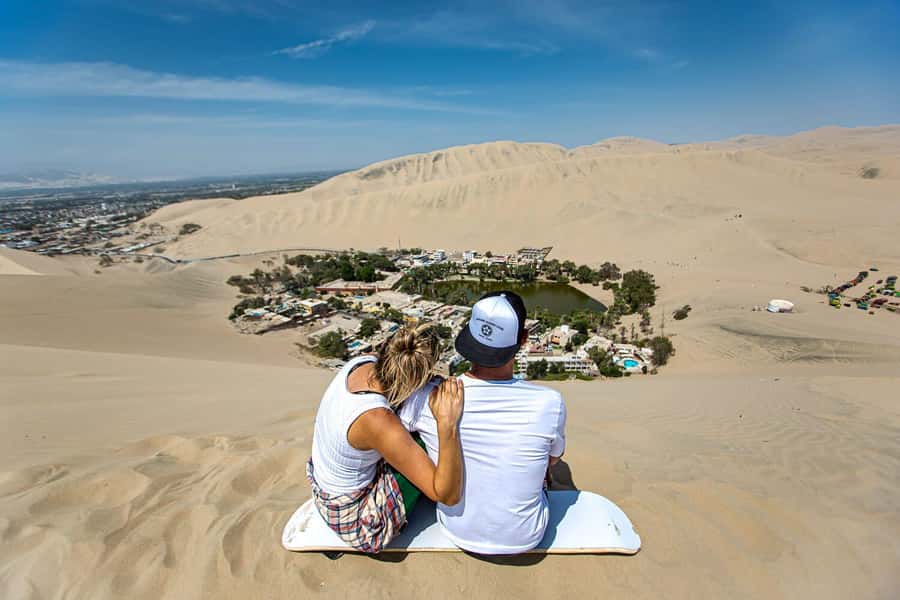 From Huacachina: Sandboarding and Dune Buggy Tour + Income - The dune buggy ride across Huacachina’s sand
