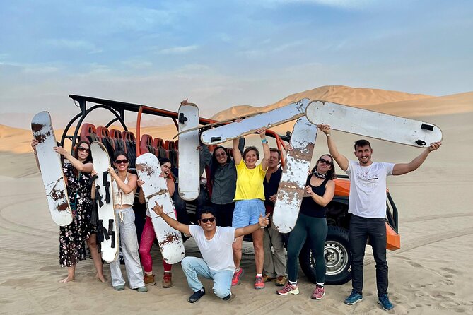 From Huacachina: Sunset buggy and sandboarding - Meeting at La Casa de Bamboo in Huacachina