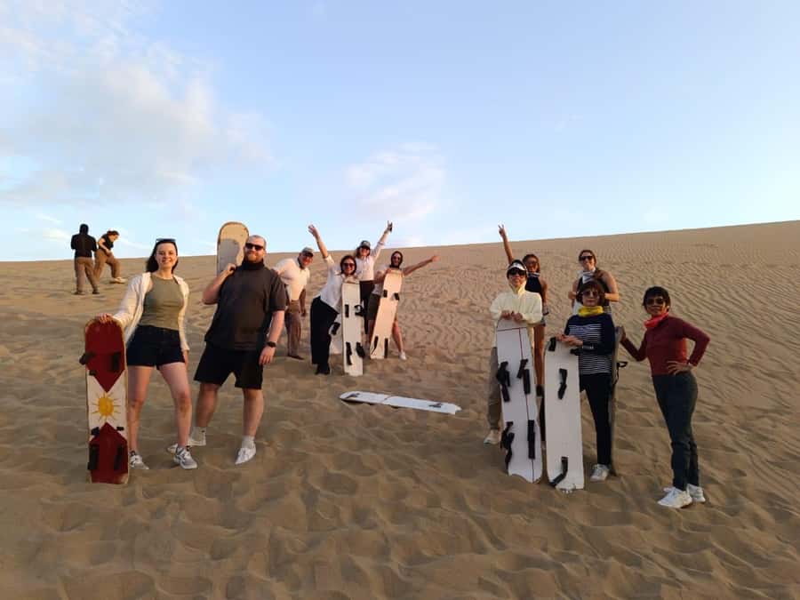 From Lima: Day trip to Paracas, Ica and Oasis Huacachina - What sandboarding actually involves