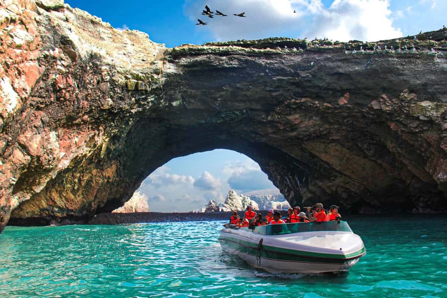 From Lima: Full Day Tour (Paracas + Huacachina) - The Ballestas Islands boat ride from Paracas