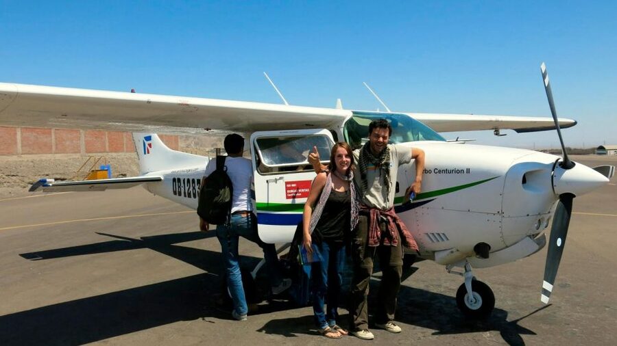 From Nazca: Flight in a light aircraft over the Nazca Lines - What the flight feels like in practice