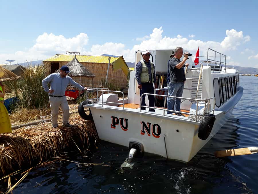 From Puno: full day tour to Uros and Taquile with Lunch - The long ride toward Taquile Island