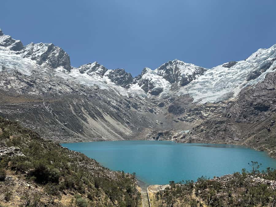 Full Day to Rocotuyoc and Congelada Lagoons - From Huaraz to Vicos at 9:00 AM