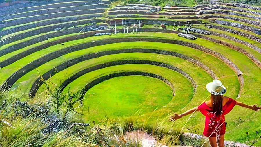 Half day tour: Maras Salt Mines and Moray Terraces - A small group and shared transport