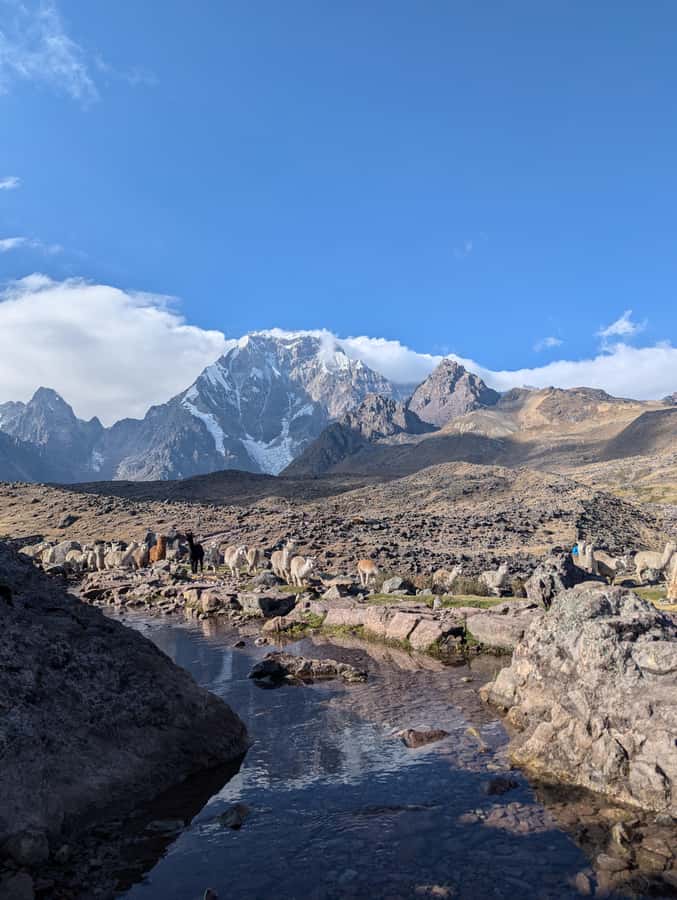 Horseback Riding at 7 lakes Ausangate Private |Optional Hike - Choosing between hiking and horseback riding