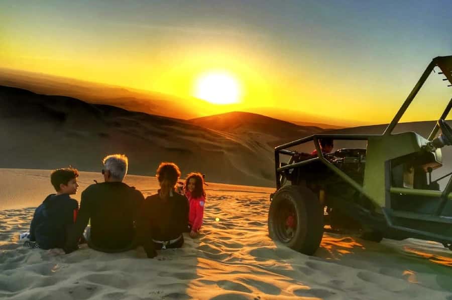 Huacachina: Sandboarding and Dune Buggy Tour + Sunset - The one-hour tubular buggy ride